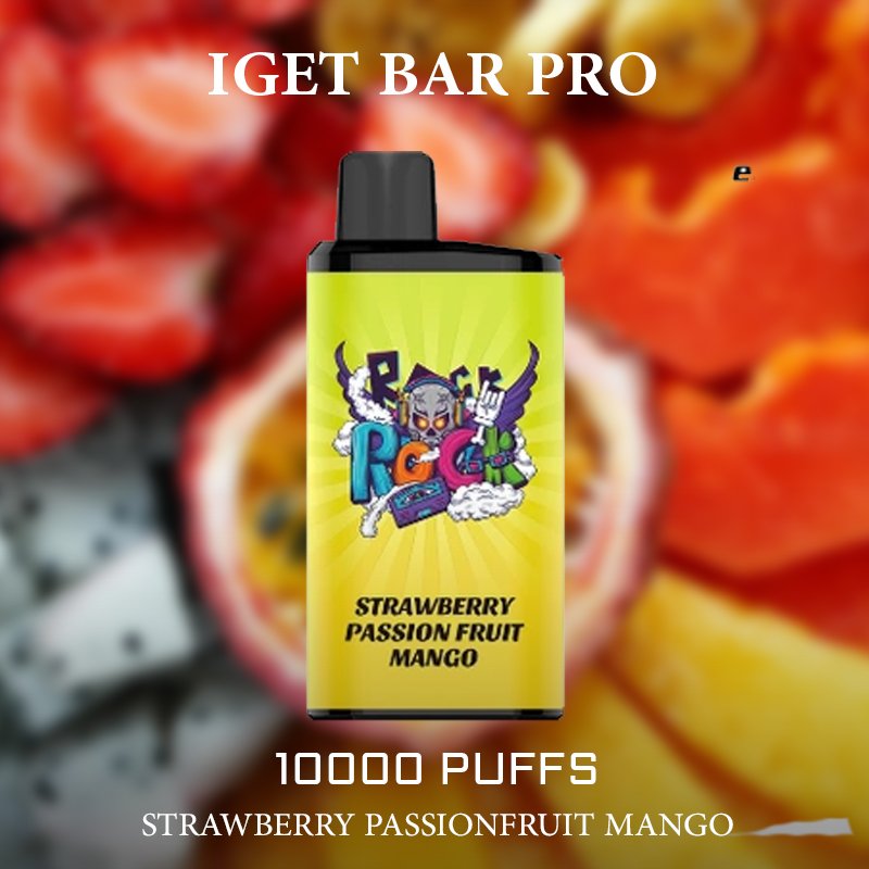 IGET BAR PRO STRAWBERRY PASSIONFRUIT MANGO – 10000 PUFFS
