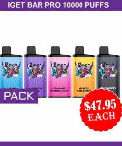 IGET BAR PRO 10000 PUFFS –  5 PACK