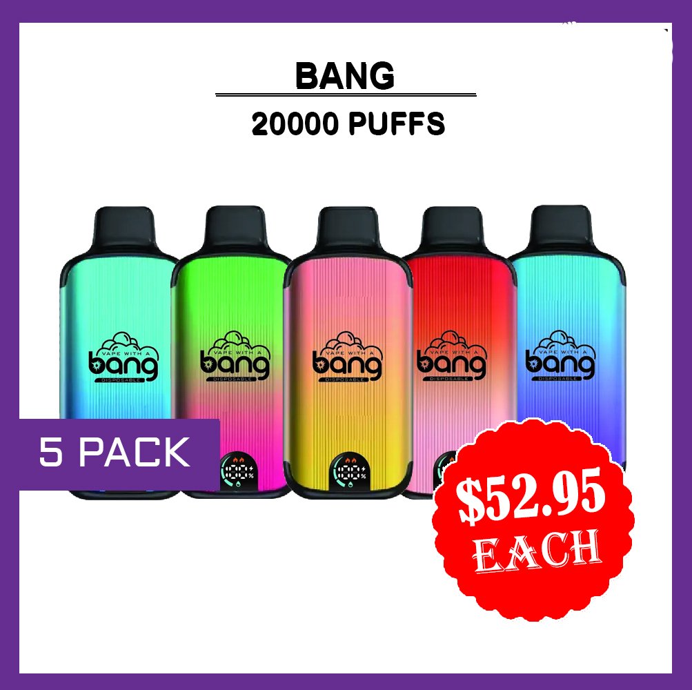 BANG – 5 PACK – 20000 PUFFS