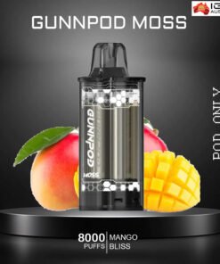 GUNNPOD MOSS – MANGO BLISS – 8000 PUFFS – POD ONLY