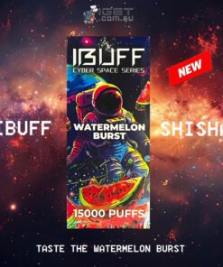 IBUFF SHISHA – WATERMELON BURST – 15000 PUFFS