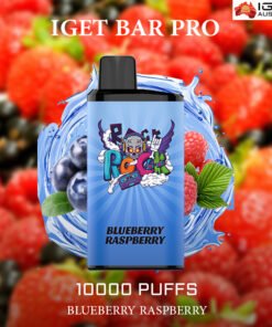 IGET BAR PRO – BLUEBERRY RASPBERRY – 10000 PUFFS