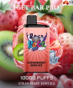 IGET BAR PRO – STRAWBERRY KIWI ICE- 10000 PUFFS