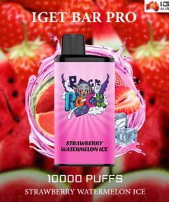 IGET BAR PRO – STRAWBERRY WATERMELON ICE – 10000 PUFFS