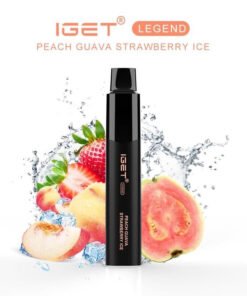 IGET LEGEND PEACH GUAVA STRAWBERRY ICE  – 4000 PUFFS