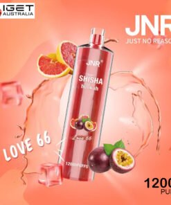 JNR SHISHA HOOKAH – LOVE 66 – 12000 PUFFS