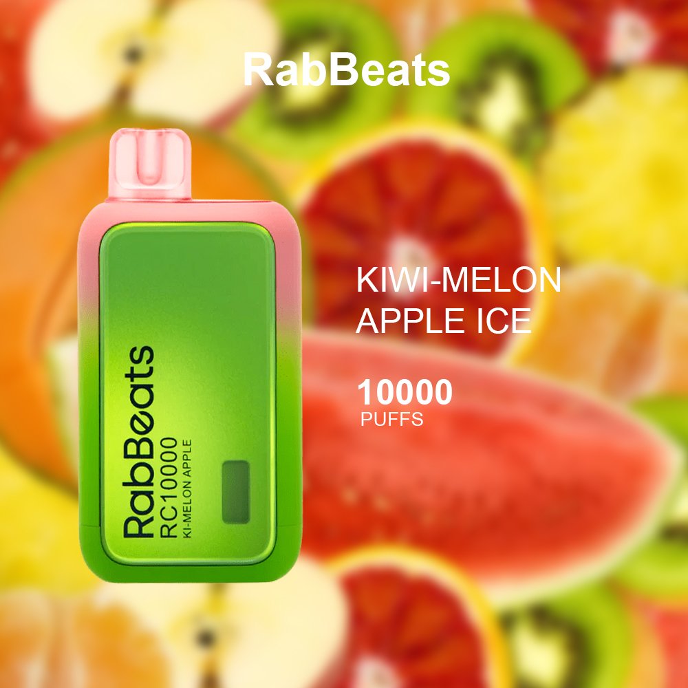 RABBEATS BAR KIWI-MELON APPLE – 10000 PUFFS