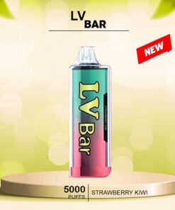 LV BAR – STRAWBERRY KIWI- 5000 PUFFS