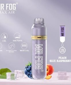 MR FOG PEACH BLUE RASPBERRY ICE – 3600 PUFFS