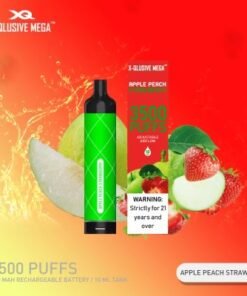 X-QLUSIVE MEGA APPLE PEACH STRAWBERRY – 3500 PUFFS