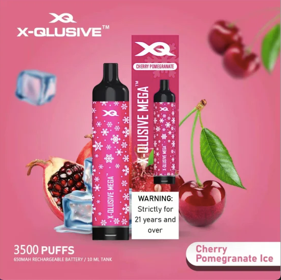 X-QLUSIVE CHERRY POMEGRANATE ICE – 2500 PUFFS