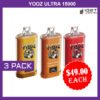 YOOZ ULTRA – 15000 PUFFS – 3 PACK