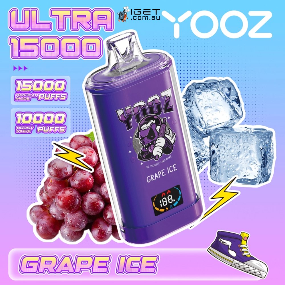 YOOZ ULTRA – GRAPE ICE – 15000 PUFFS