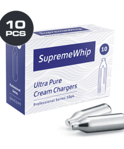 SUPREMEWHIP CREAM CHARGERS N2O – 10 PACK