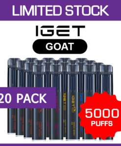 IGET GOAT – 5000 PUFFS – 20 PACK