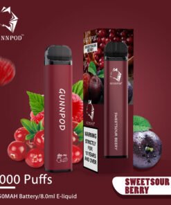 GUNNPOD SWEETSOUR BERRY – 2000 PUFFS