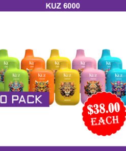 KUZ – 6000 PUFFS – 10 PACK