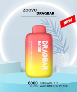 Zoovoo Dragbar Strawberry Watermelon Peach 6000 Puffs